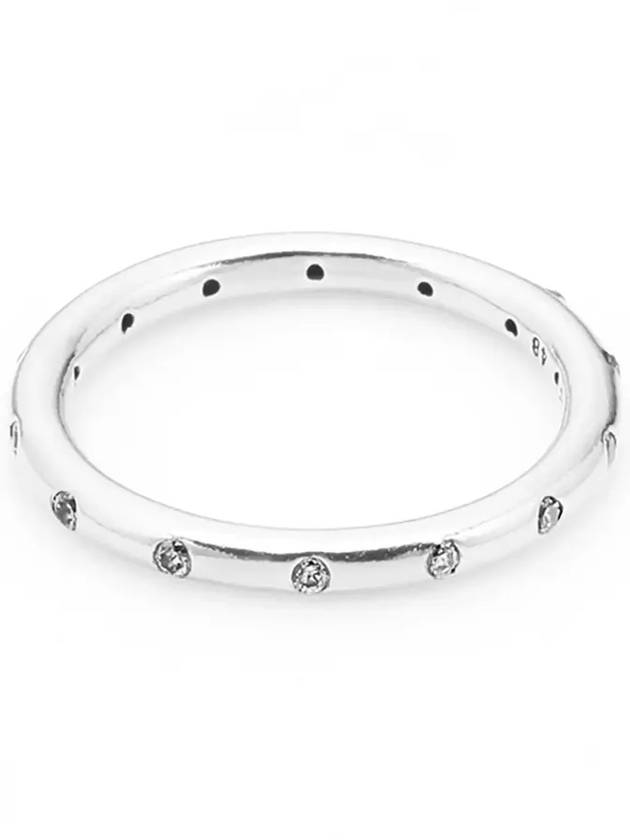 Simple Sparkling Band Ring Silver - PANDORA - BALAAN 4