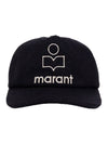 TYRONH Unisex Logo Ball Cap Midnight CQ0028 22H004J 30MI - ISABEL MARANT - BALAAN 1