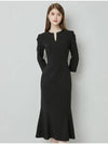 Women s Veronica Long Dress Black - AME - BALAAN 1