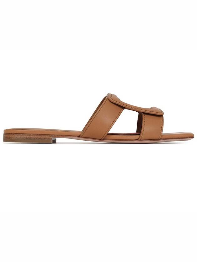 Covered Buckle Leather Mule Brown - ROGER VIVIER - BALAAN 2