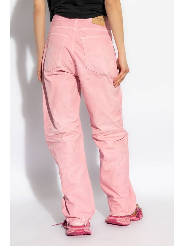 Balenciaga Jeans With Pockets, Women's, Pink - BALENCIAGA - BALAAN 4