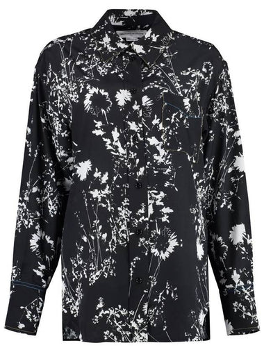 Victoria Beckham Printed Silk Shirt - VICTORIA BECKHAM - BALAAN 1