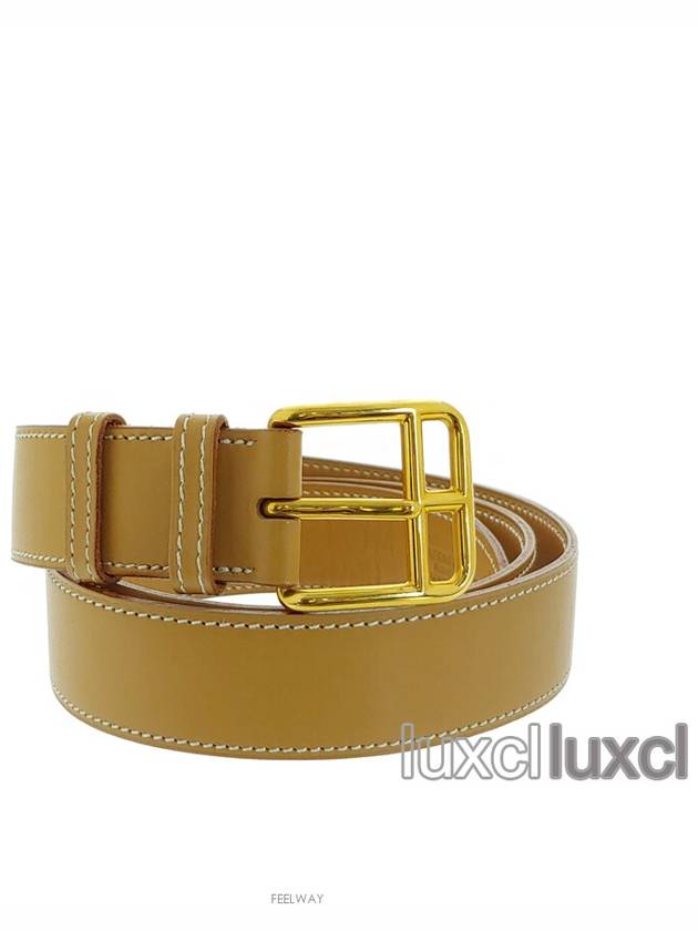 Etrivi re vintage leather belt - HERMES - BALAAN 5