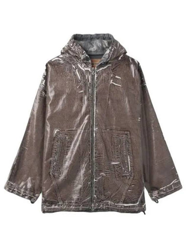 Spark FSC Hooded Jacket Brown Jumper - DIESEL - BALAAN 1