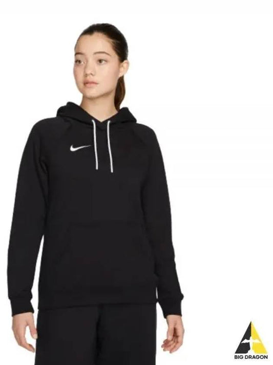 Women's Fleece Park 20 Pullover Hoodie Black - NIKE - BALAAN 2