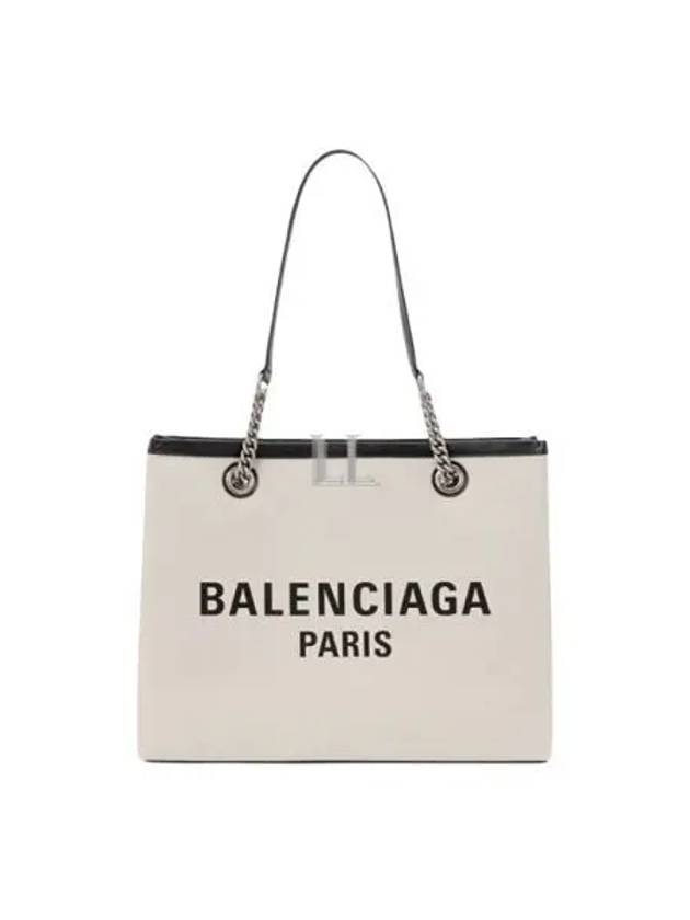 Duty Free Canvas Tote Bag White - BALENCIAGA - BALAAN 2