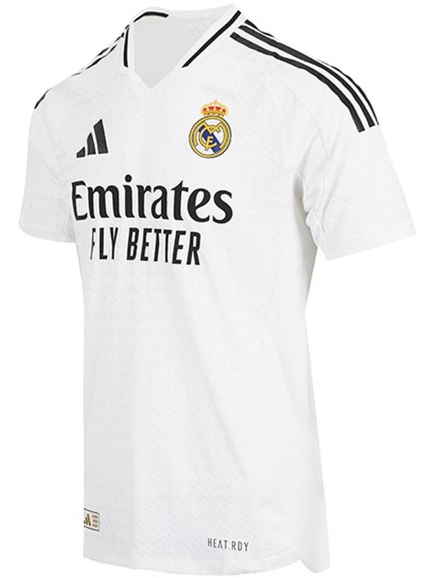 Real Madrid 24/25 Home Authentic Jersey Uniform Short Sleeve T-Shirt White - ADIDAS - BALAAN 1