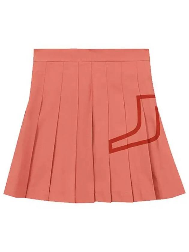 Women's Naomi Golf Pleated Skirt Faded Rose - J.LINDEBERG - BALAAN 5