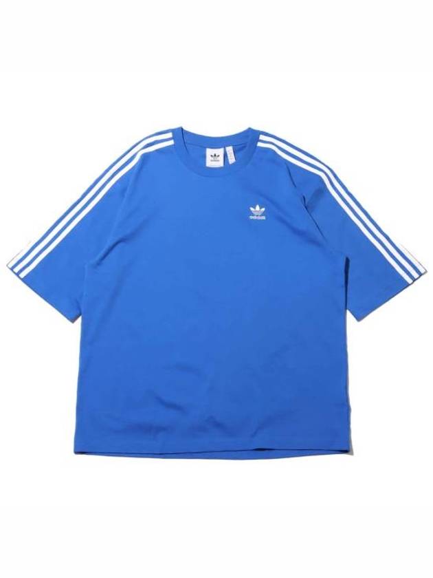 Oversized Short-Sleeved T-Shirt Blue - ADIDAS - BALAAN 2