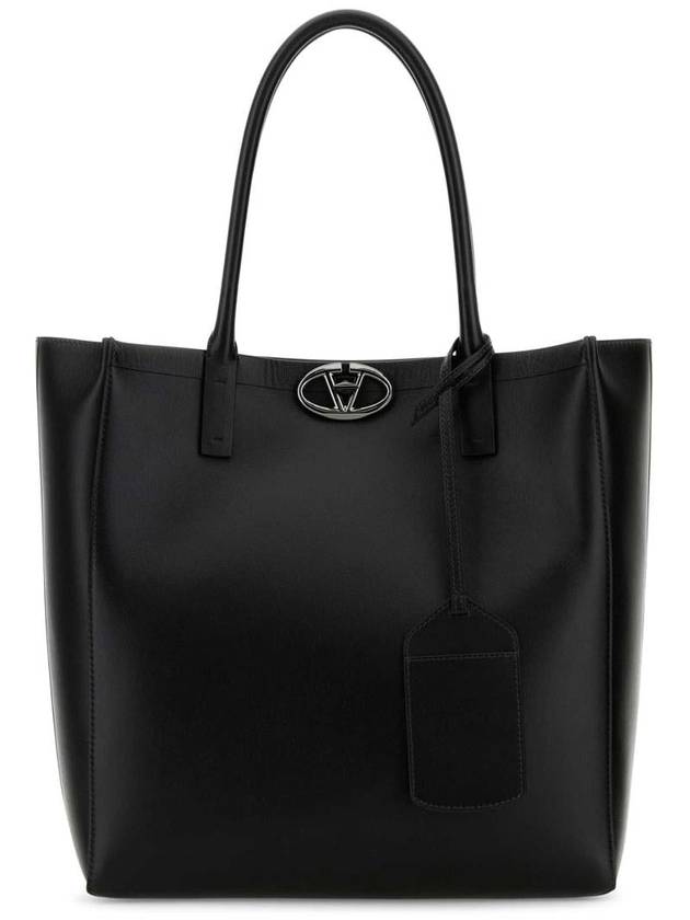 Garavani Logo Tote Bag Black - VALENTINO - BALAAN 2