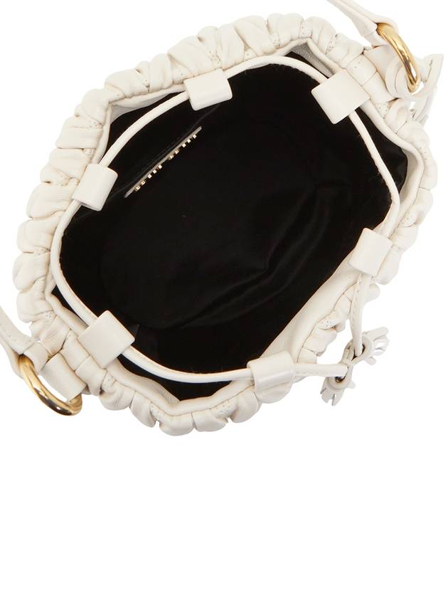 Matelasse Nappa Leather Bucket Bag White - MIU MIU - BALAAN 7