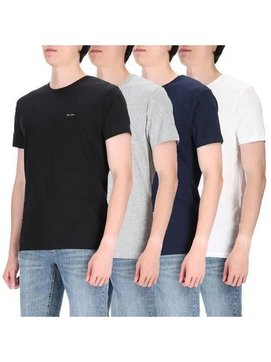 Logo M1A 389 M5PK 1A Men s Organic Cotton Short Sleeve T Shirt 5 Pack 1 Set 1047674 - PAUL SMITH - BALAAN 1