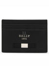 Metal Logo Card Wallet Black - BALLY - BALAAN 2