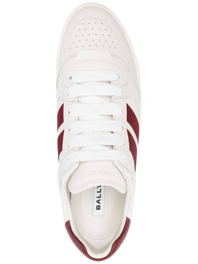 Rebby Leather Low-Top Sneakers White - BALLY - BALAAN 5