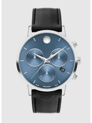 Movado Museum Classic Chronograph Quartz Blue Dial Men's Watch 0607889 - MOVADO - BALAAN 1