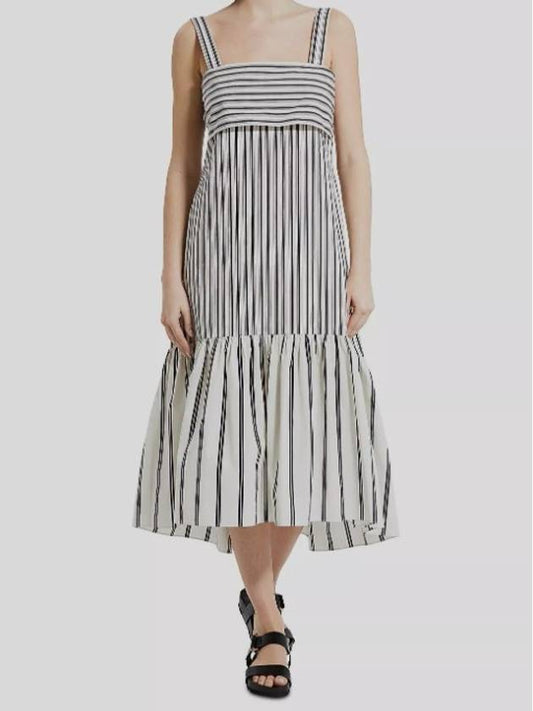 Women s striped long dress m0204609 - THEORY - BALAAN 1