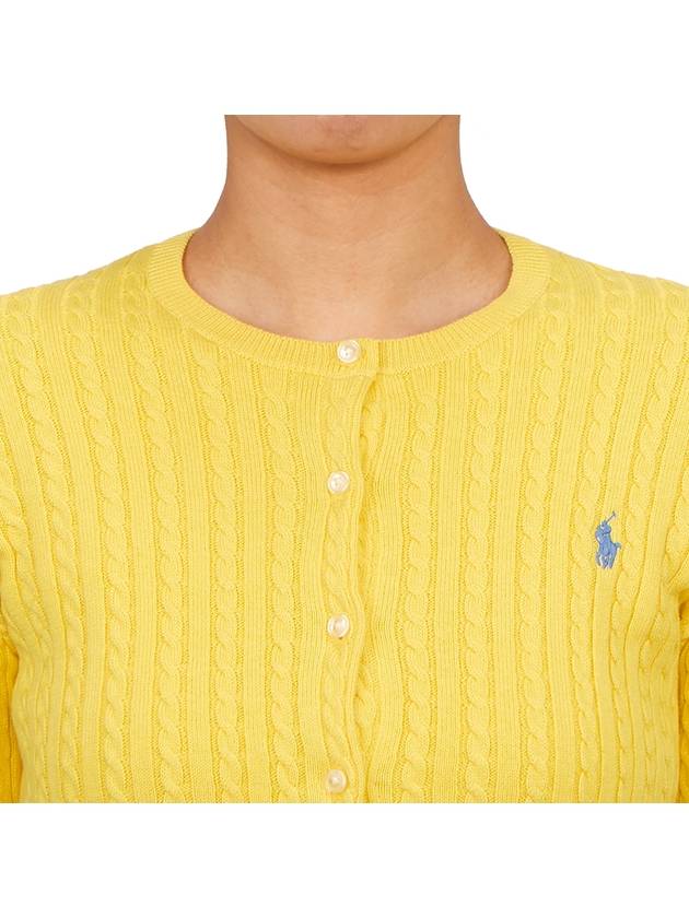 Kids Cable Cardigan 313543047066 YELLOW Adults can wear - POLO RALPH LAUREN - BALAAN 6