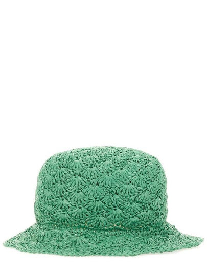 Red Valentino Raffia Bucket Hat - RED VALENTINO - BALAAN 2