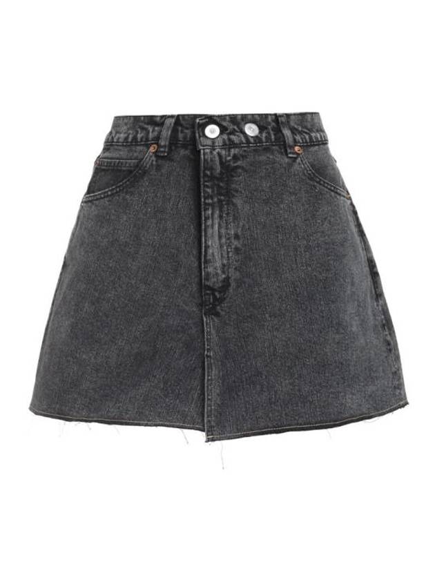 Short Skirt W4235COB OVERDYEDBLCK GRAY - OUR LEGACY - BALAAN 1