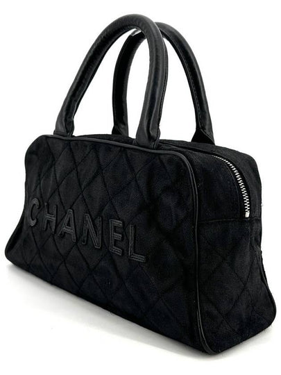 Fabric Bowling Bag Tote Boston - CHANEL - BALAAN 2