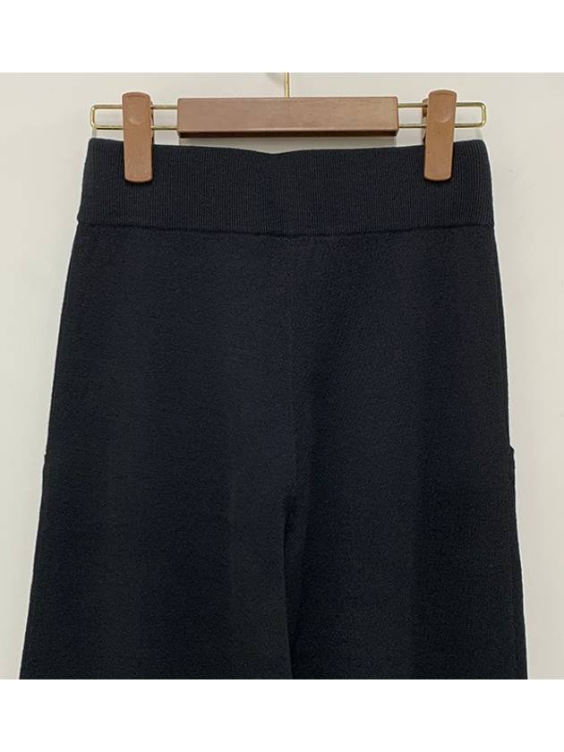 Zigote Wide Wool Slacks Black - MAX MARA - BALAAN 6