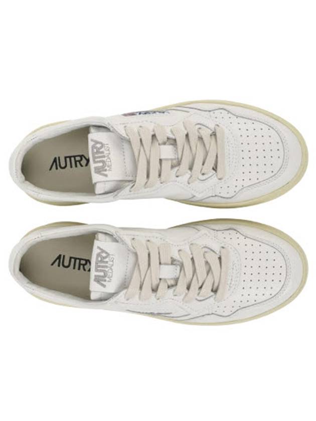 Medalist Leather Low Top Sneakers White - AUTRY - BALAAN 3