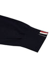 Men's Jersey Stitch V-Neck Cardigan Navy - THOM BROWNE - BALAAN 7