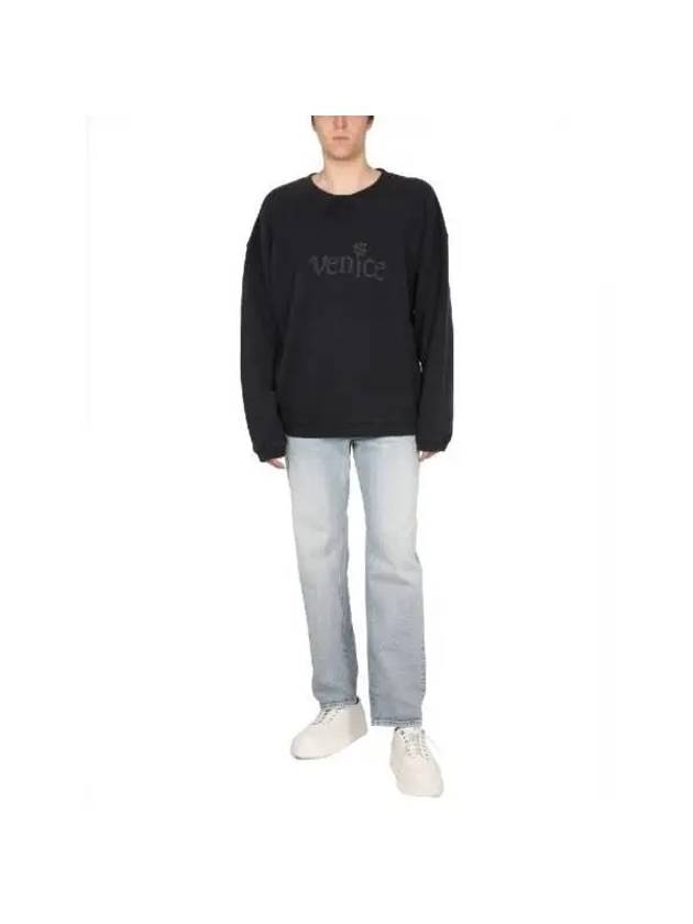 Venice print sweatshirt 06T037 BLACK - ERL - BALAAN 3