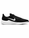 Downshifter 11 Low Top Sneakers Black White - NIKE - BALAAN 3