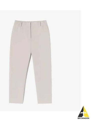 Women s Winter Brushed Banding Slacks Cream - LACOSTE - BALAAN 1