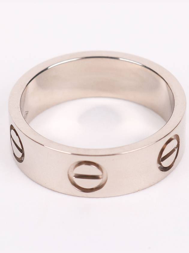 White gold 5 5mm No 49 love ring - CARTIER - BALAAN 4