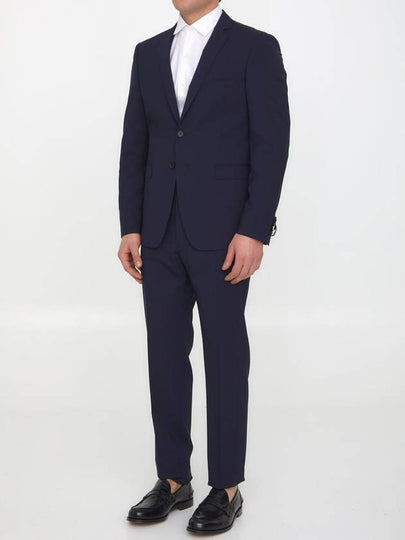 Blue Wool Two-Piece Suit - TONELLO - BALAAN 2