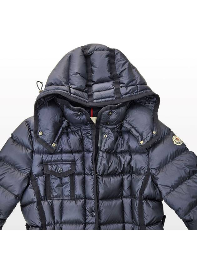 Women s Hermine Ermine Hooded Long Down Padded Coat 1C51100 53048 999 - MONCLER - BALAAN 4