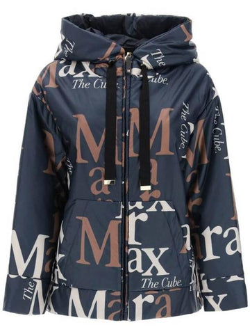 Maxi Parka Mid Night Blue - MAX MARA - BALAAN 1