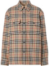 Vintage Check Wool Cotton Shirt Jacket 8043839 Free - BURBERRY - BALAAN 1