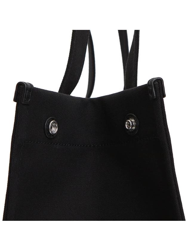 Ella Canvas Large Tote Bag Black - TORY BURCH - BALAAN 9