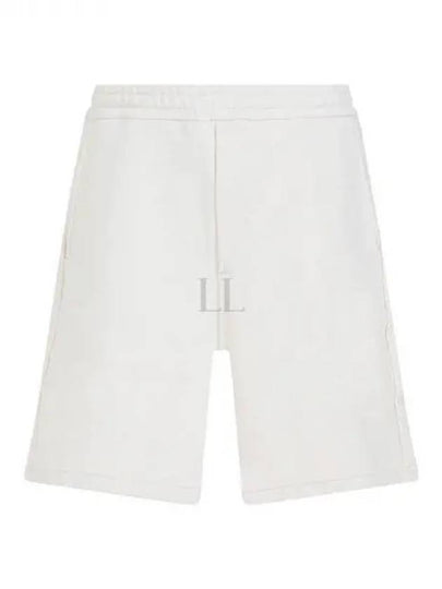 Cotton Fleece Shorts Ivory - PRADA - BALAAN 2