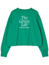 Essential Crop Long Sleeve T-Shirt Green - THE GREEN LAB - BALAAN 6