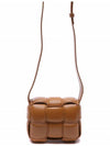 Candy Cassette Padded Mini Cross Bag Brown - BOTTEGA VENETA - BALAAN 5