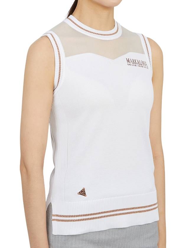 Women's CD6 IVCV Vest White - MARK & LONA - BALAAN 4