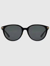 Special fit oval sunglasses black acetate 755262J07401012 - GUCCI - BALAAN 2