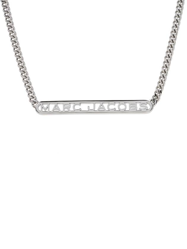 Logo Chain Necklace Silver - MARC JACOBS - BALAAN 4