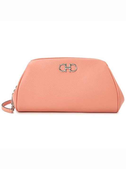 Gancini Leather Shoulder Mini Bag Pink - SALVATORE FERRAGAMO - BALAAN 2