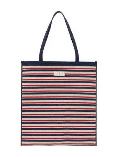 Flat jacquard knit tote bag multicolor - MARNI - BALAAN 1