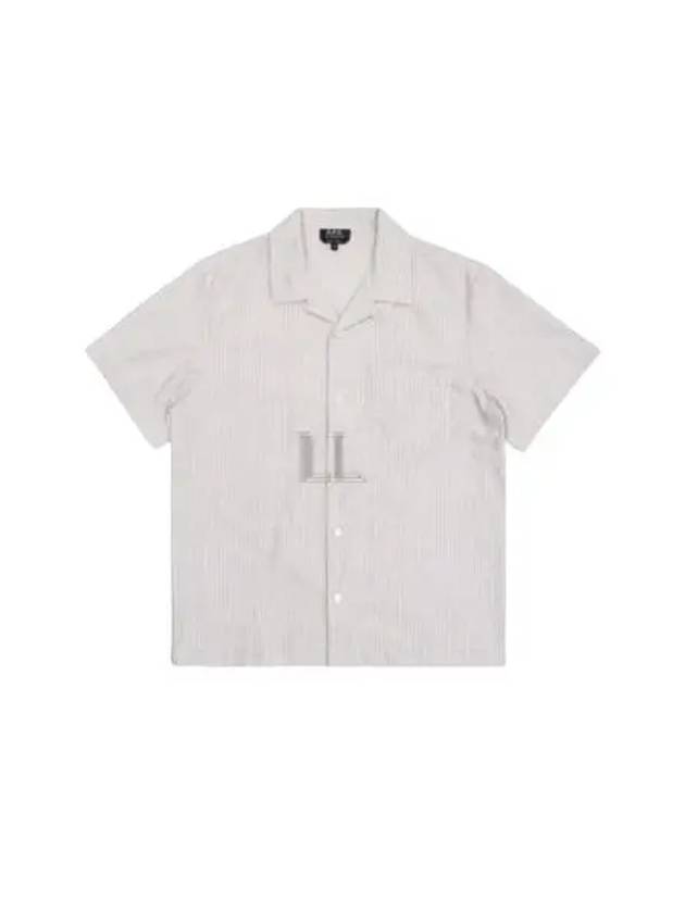 Lloyd Short Sleeve Shirt Beige - A.P.C. - BALAAN 2