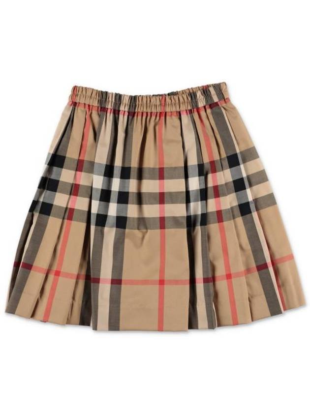 Kids Vintage Check Skirt Archive Beige - BURBERRY - BALAAN 1