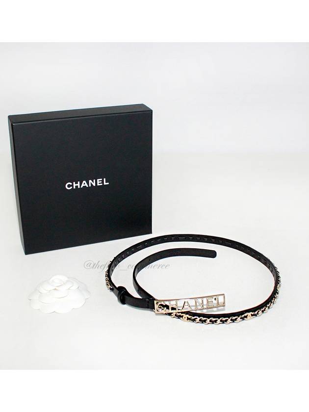 Logo Women Belt AA8567 B09038 94305 - CHANEL - BALAAN 1