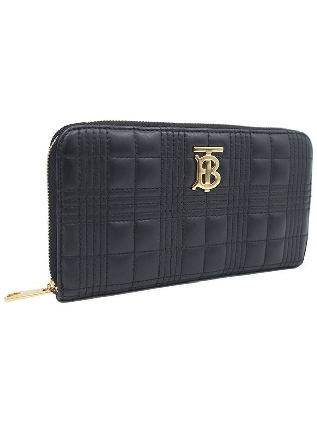 Women s Burberry 8049285 Black TB Lola Zipper Long Wallet gt Gangbuk used luxury goods - BURBERRY - BALAAN 4