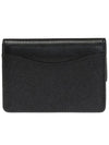 Gancini Calfskin Card Wallet Black - SALVATORE FERRAGAMO - BALAAN 4