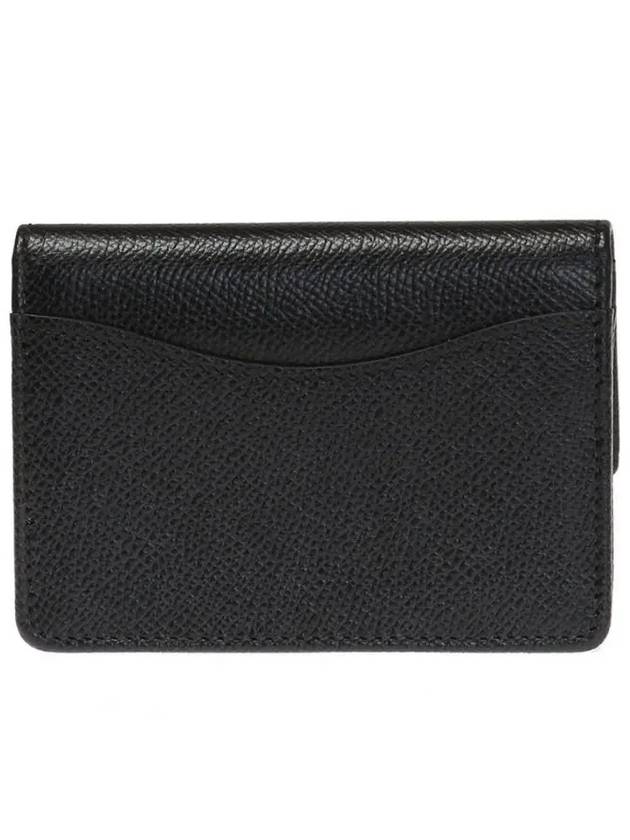 Gancini Calfskin Card Wallet Black - SALVATORE FERRAGAMO - BALAAN 4